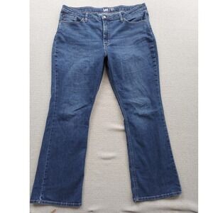 Lee Jeans Womens 20M Blue Regular Fit Boot Cut Mid Rise Stretch Denim 101CMVEW9